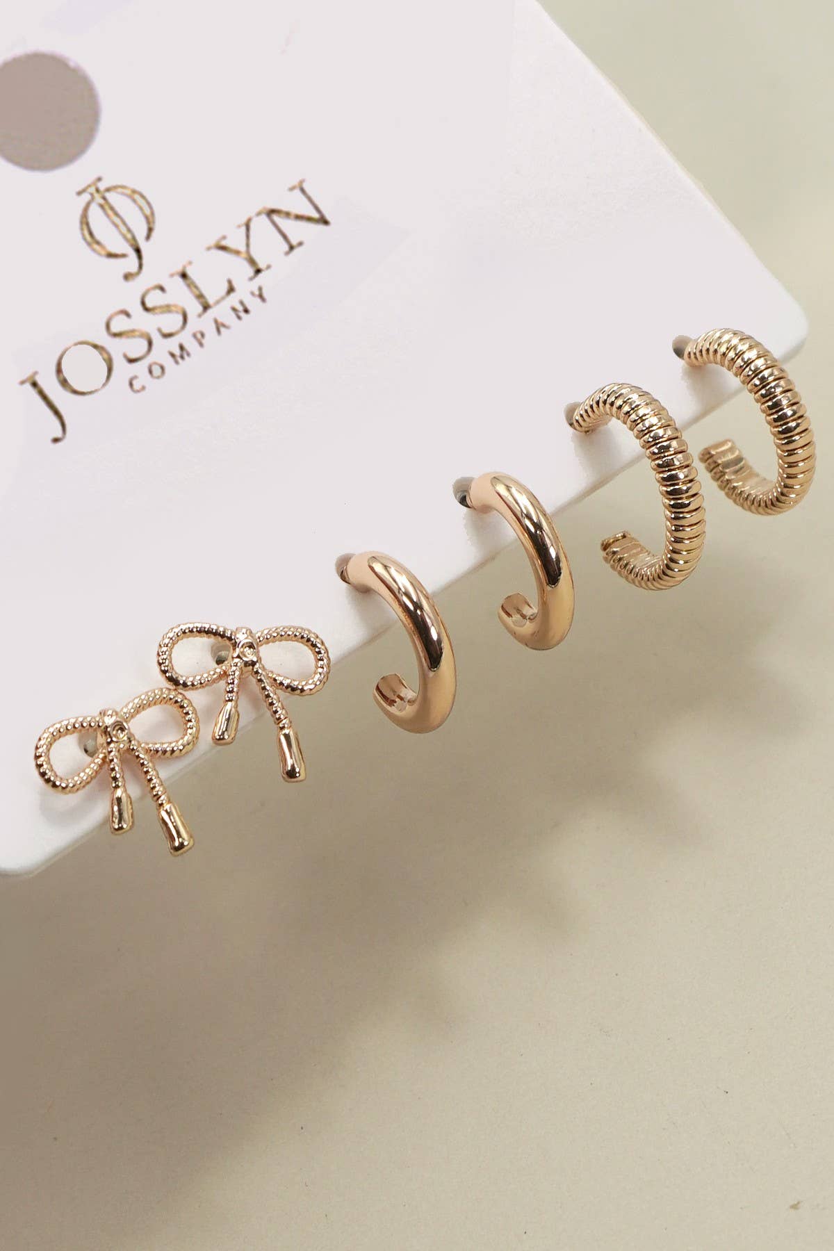 Mini Bow Hoop Trio
