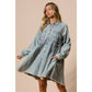 Light Denim Button Down Dress