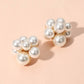 Pearl Cluster Earrings