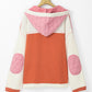 Coral Quilted Hooded Jacket