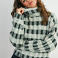 Fall Check Turtleneck Sweater - BMW7532: TAUPE MULTI / M