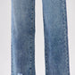 High Rise Slim Wide Jeans