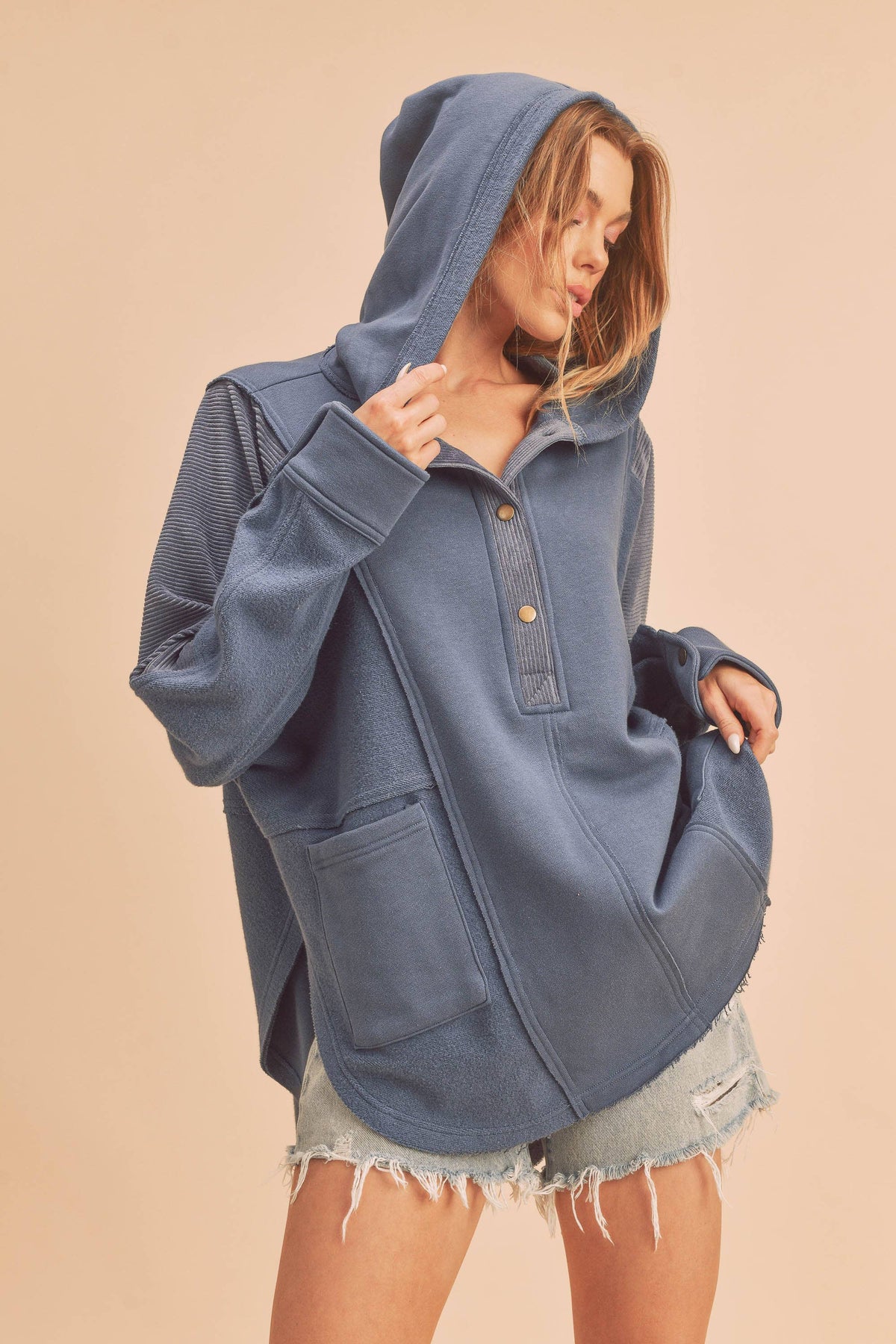 545AK Dove Pullover 5: Oat / L / Outerwear