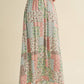 Mint Pink Patchwork Skirt