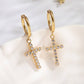 18K STAINLESS STEEL WATERPROOF TARNISH FREE HOOPS | 40E365: GOLD