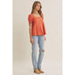 Cayenne Pleated Blouse