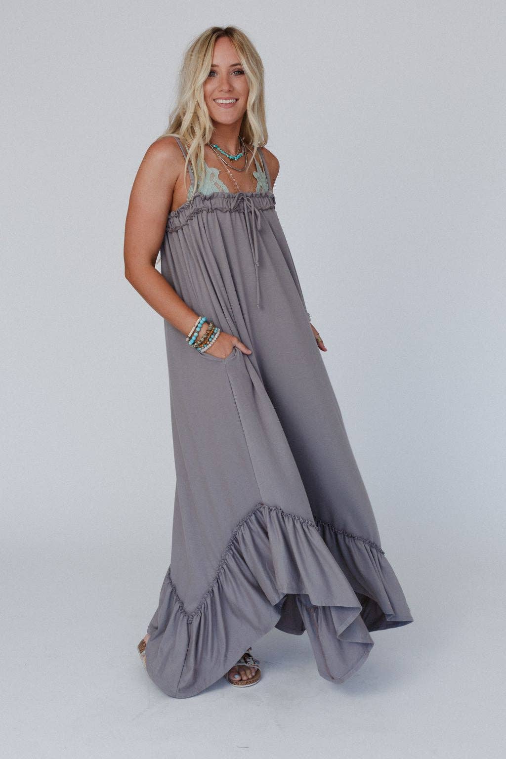 Mushroom Maxi Dress