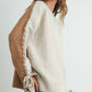 Crew Neck Long Sleeve Pullover Sweater - BMW7587: TAUPE MULTI / S