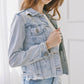 Light Fray Hem Jacket