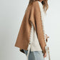 Crew Neck Long Sleeve Pullover Sweater - BMW7587: TAUPE MULTI / S