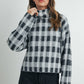 Fall Check Turtleneck Sweater - BMW7532: TAUPE MULTI / M