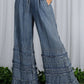 Flared Ruffle Denim
