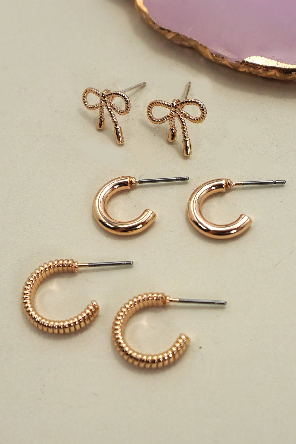 Mini Bow Hoop Trio