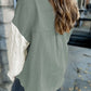 Green Cable Knit Shacket