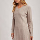 Mushroom Cabel Sweater Dress