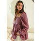 Violet Eyelet Top
