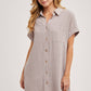 Mushroom Button Up Dress