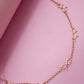 Gold Bow Cutout Necklace