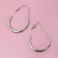 Silver Hoops