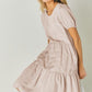 Puff Sleeve Textured Dress