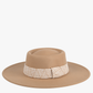 Boho Trim Wide Brim Fedora