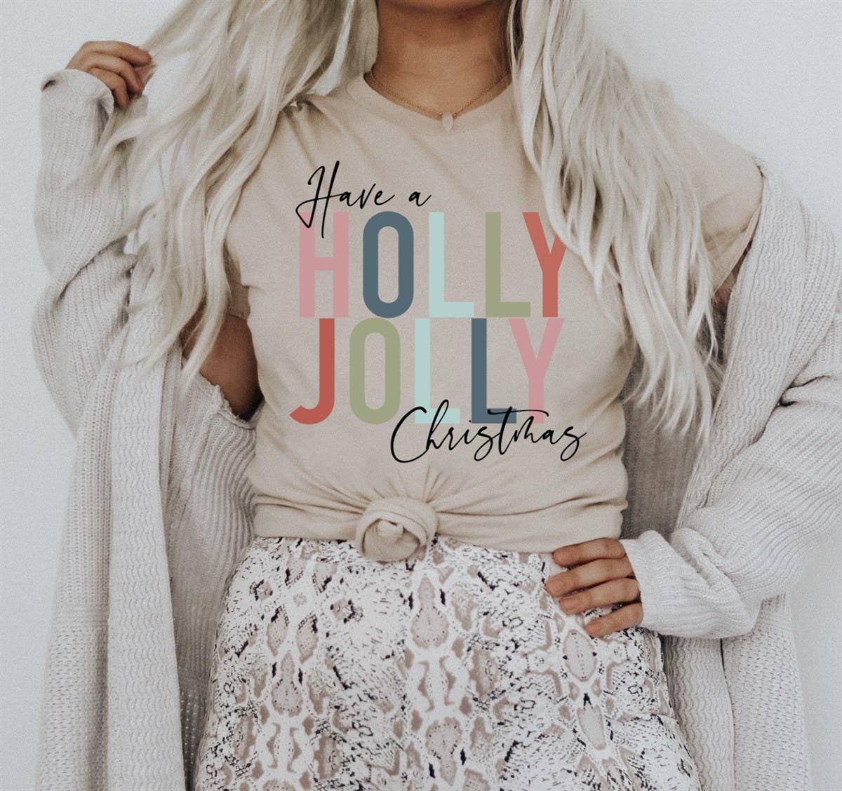 Holly Jolly Christmas Tee as