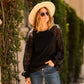 Lace Long Sleeve Raglan Top