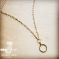 Matte Gold Necklace