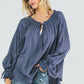 Long Sleeve Ruched Top