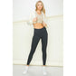 HIGH WAIST LEGGINGS - CHARCOAL
